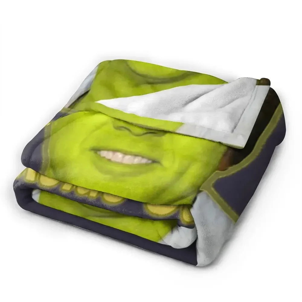 Nicolas Cage - Face Blanket Soft Warm Flannel Throw Blanket Bedding for Bed Living room Picnic Travel Home Sofa