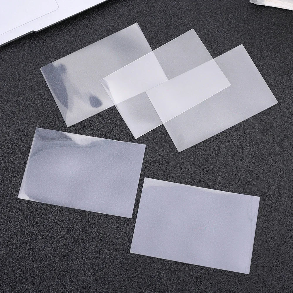 3inch 4inch Clear Kpop idol Album Photo Card Protective Sleeve Waterproof Clear Protector Case Box For Popcorn Game Card Holder