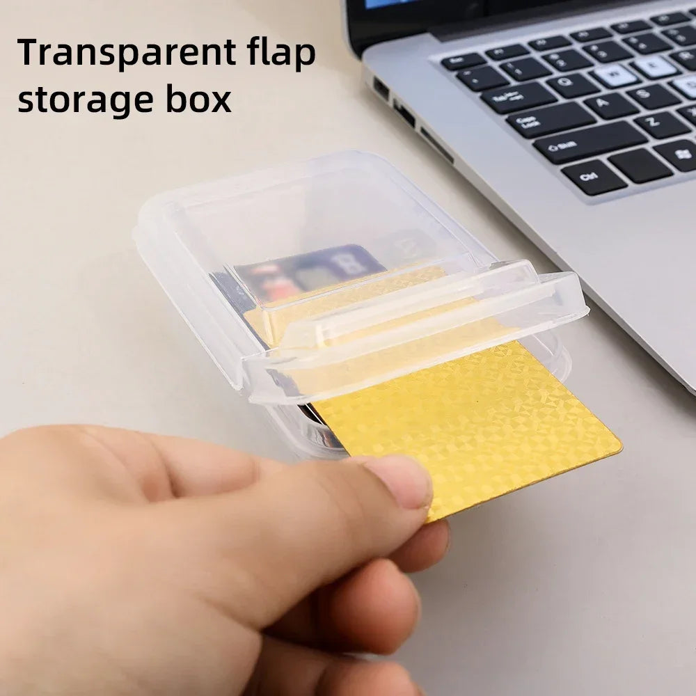 3inch 4inch Clear Kpop idol Album Photo Card Protective Sleeve Waterproof Clear Protector Case Box For Popcorn Game Card Holder