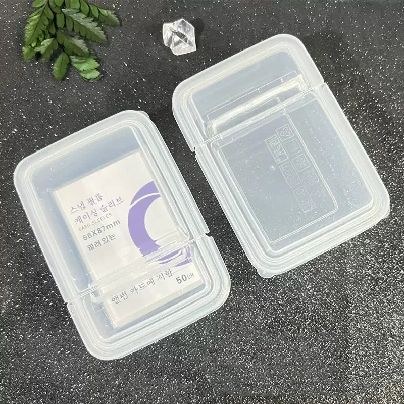 3inch 4inch Clear Kpop idol Album Photo Card Protective Sleeve Waterproof Clear Protector Case Box For Popcorn Game Card Holder