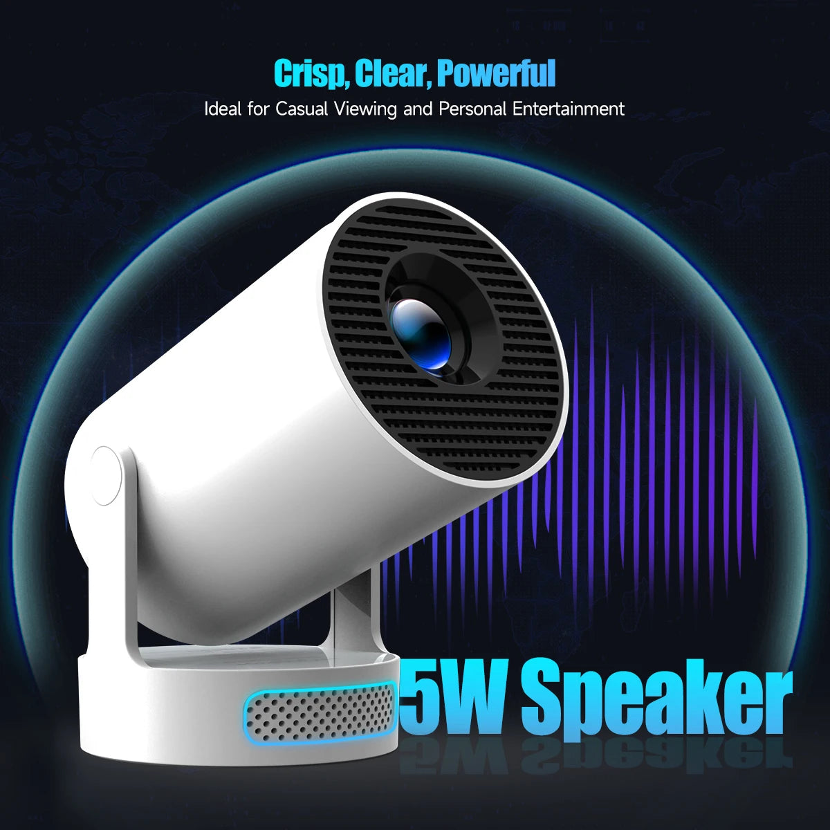 Magcubic 4K HY300 Pro Projector – 290ANSI, Android 11, Dual WiFi6, BT5.4, Portable