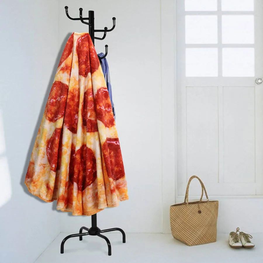 Fun Realistic Chinese Cabbage Tortilla Burrito Pizza Blanket, Donut Fried Egg, Watermelon Throw Giant Food Pattern