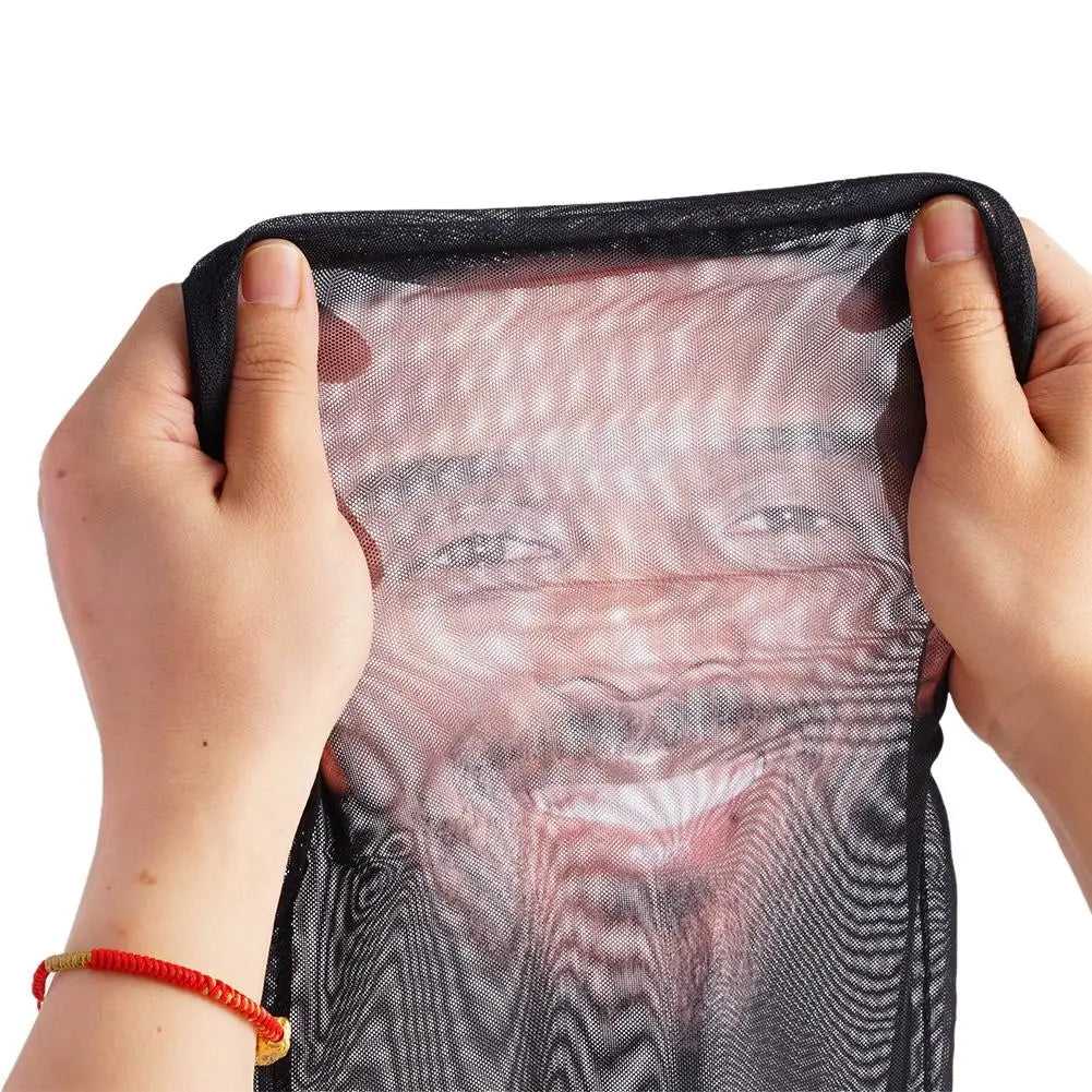 3D Printed Kanye Face Mask – Seamless Celebrity Head Cover for Cosplay & Hip-Hop Style