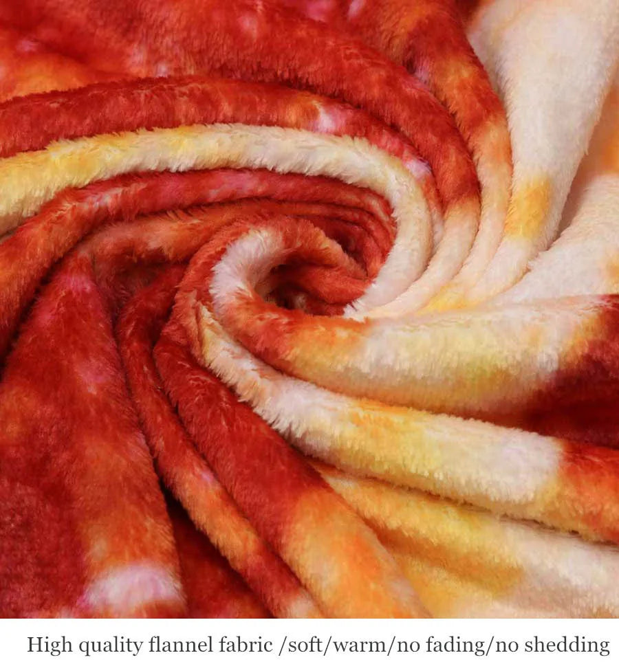 Fun Realistic Chinese Cabbage Tortilla Burrito Pizza Blanket, Donut Fried Egg, Watermelon Throw Giant Food Pattern