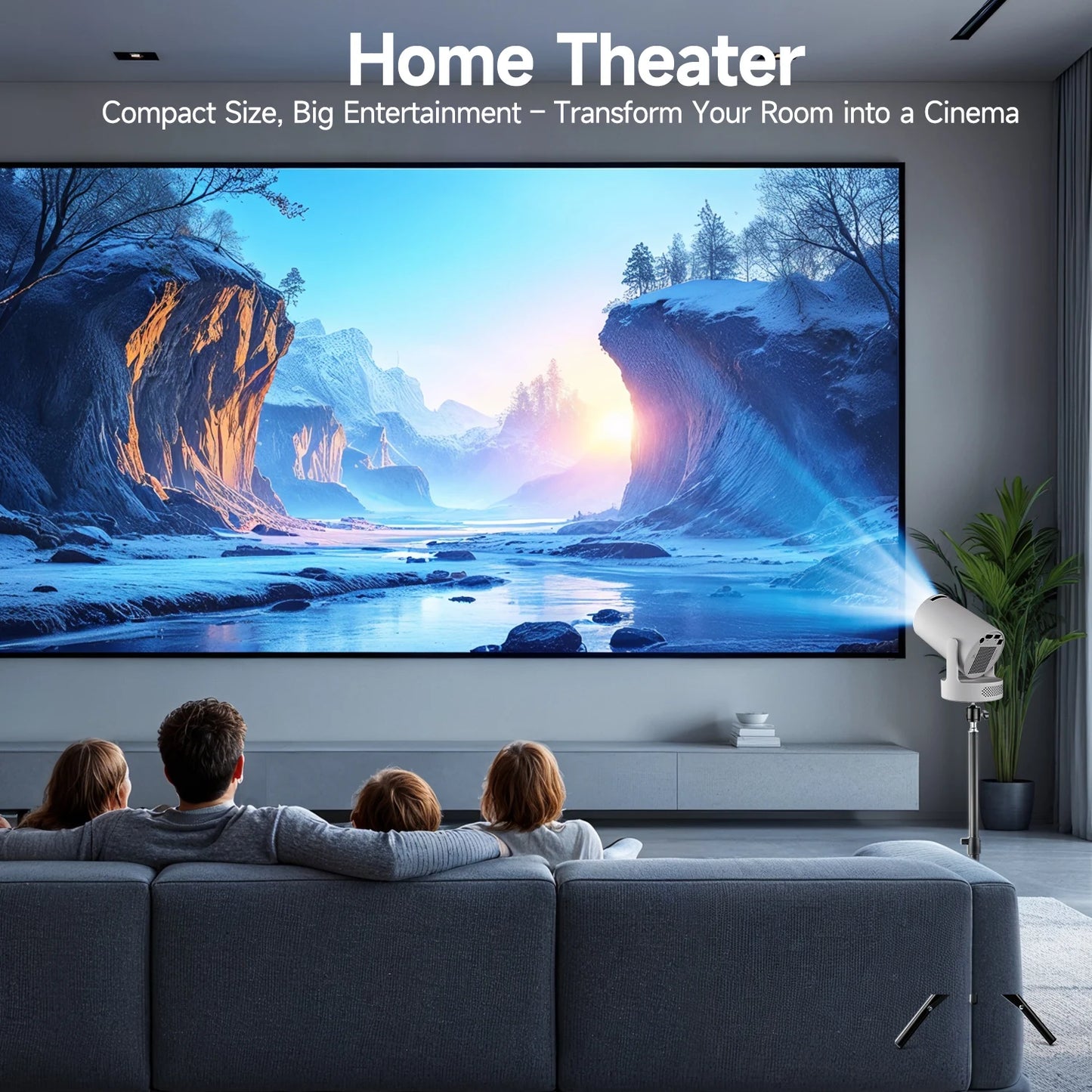 Magcubic 4K HY300 Pro Projector – 290ANSI, Android 11, Dual WiFi6, BT5.4, Portable