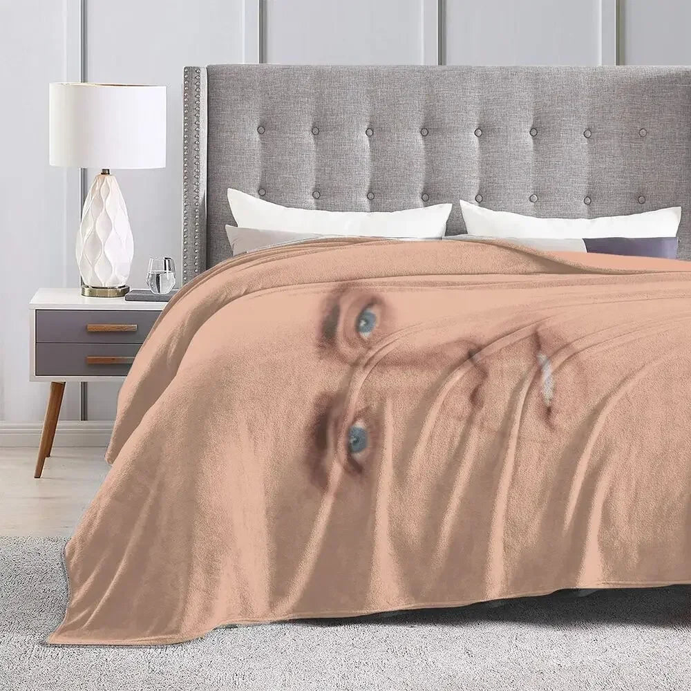 Nicolas Cage - Face Blanket Soft Warm Flannel Throw Blanket Bedding for Bed Living room Picnic Travel Home Sofa