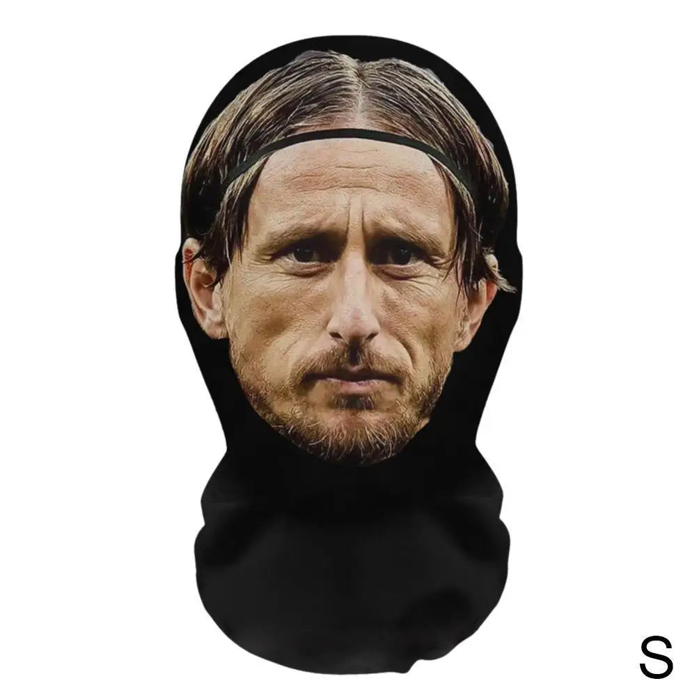 3D Printed Kanye Face Mask – Seamless Celebrity Head Cover for Cosplay & Hip-Hop Style