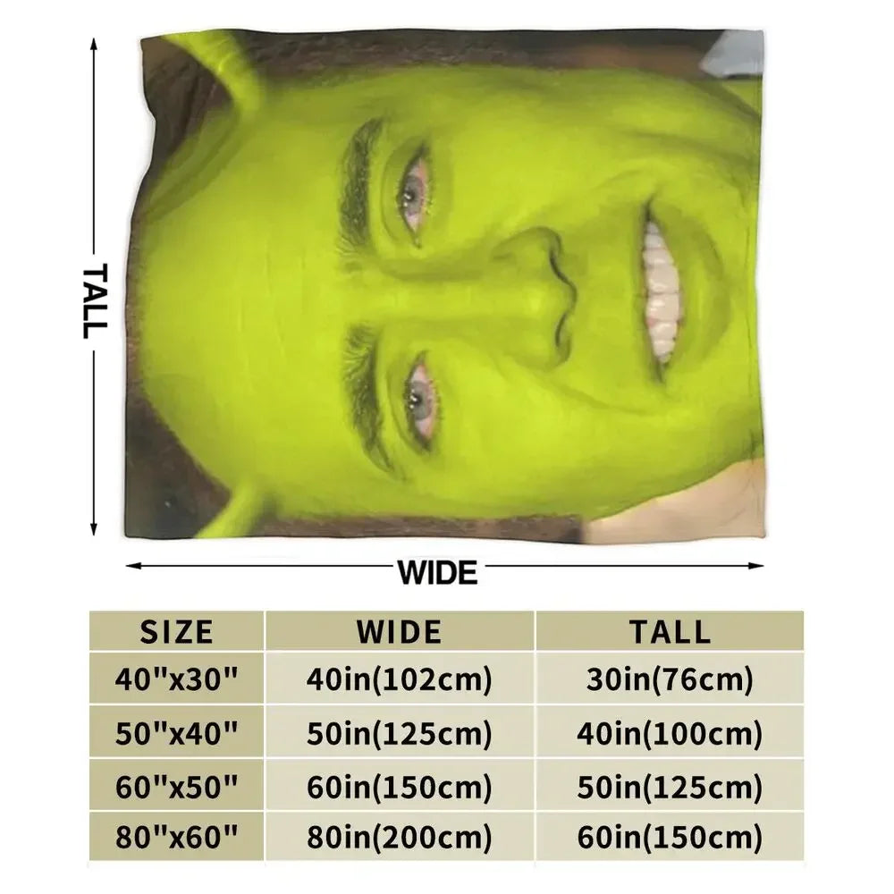 Nicolas Cage - Face Blanket Soft Warm Flannel Throw Blanket Bedding for Bed Living room Picnic Travel Home Sofa