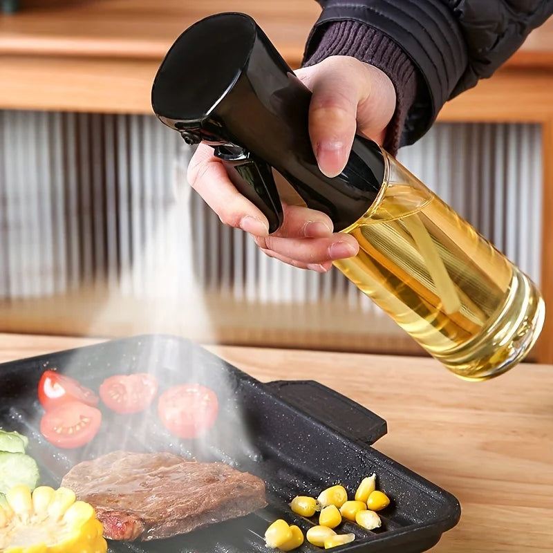Press-Type Oil Spray Bottle - 200ML/300ML/500ML | Kitchen Cooking Sprayer for Oil, Vinegar & Soy Sauce | BBQ & Outdoor Use