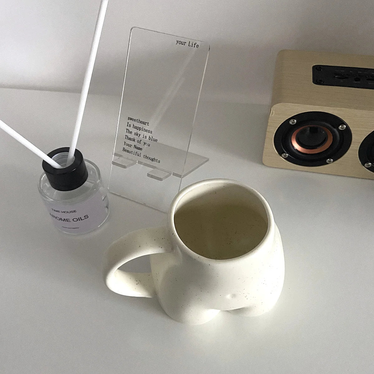 250ml Lips Ceramic Cup Creativity Body Butt Coffee Mugs Heat Resistant Cartoon Human Face Mugs Tea Cups Ceramic Handle Mug