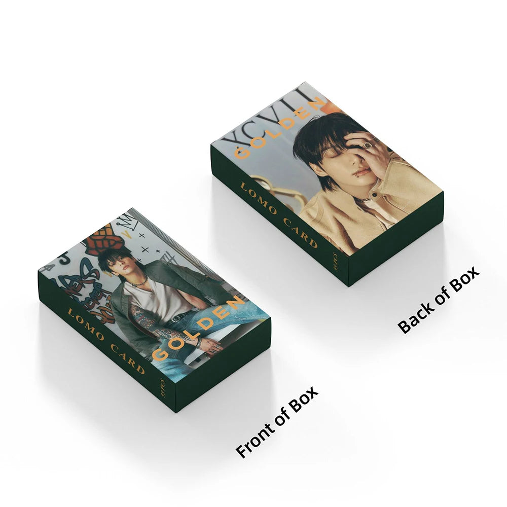 55Pcs/Box Kpop GOLDEN Solo Photocards Lomo Cards Photo Card for Fans Collection
