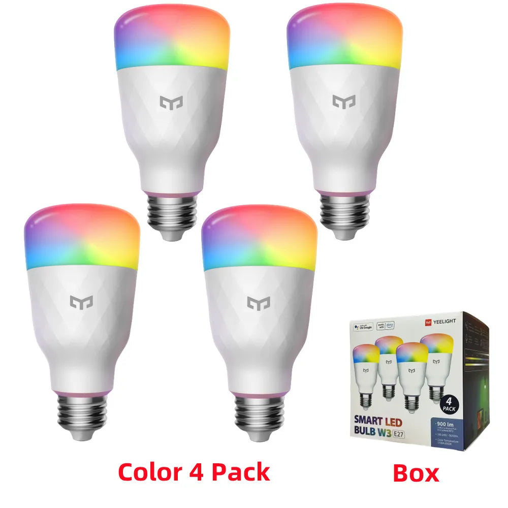 Yeelight Smart LED Bulb W3 - Color & Dimmable Warm White | E27 Voice Control | Works with Xiaomi Mi Home & Google Home