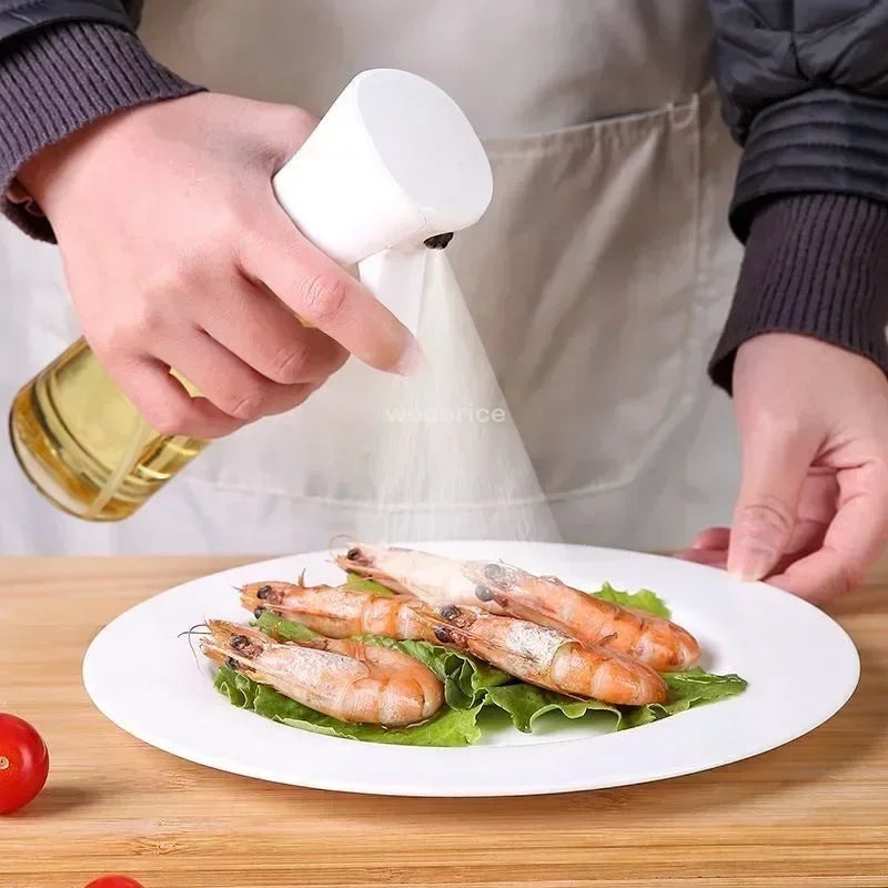Press-Type Oil Spray Bottle - 200ML/300ML/500ML | Kitchen Cooking Sprayer for Oil, Vinegar & Soy Sauce | BBQ & Outdoor Use