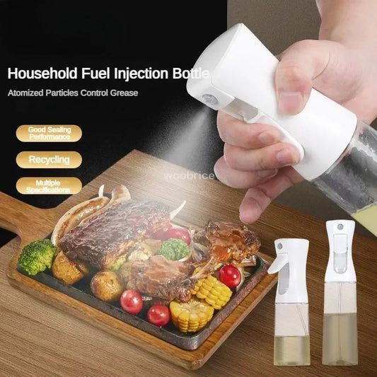 Press-Type Oil Spray Bottle - 200ML/300ML/500ML | Kitchen Cooking Sprayer for Oil, Vinegar & Soy Sauce | BBQ & Outdoor Use