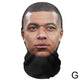 3D Printed Kanye Face Mask – Seamless Celebrity Head Cover for Cosplay & Hip-Hop Style