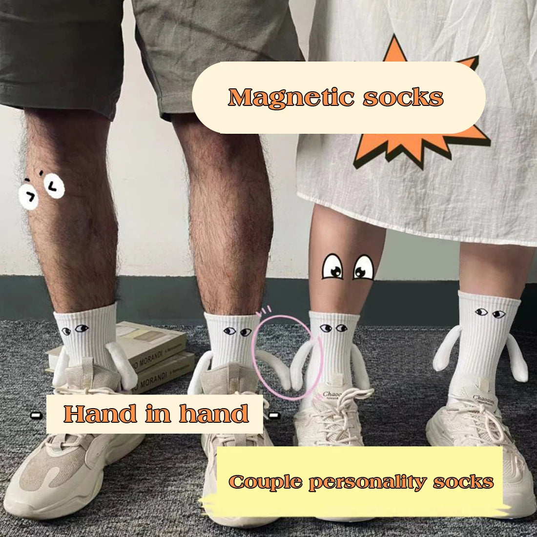 Hand-Holding Socks – A Fun Friendship Magnet and the Ultimate Useless Gift 😊🧦✨
