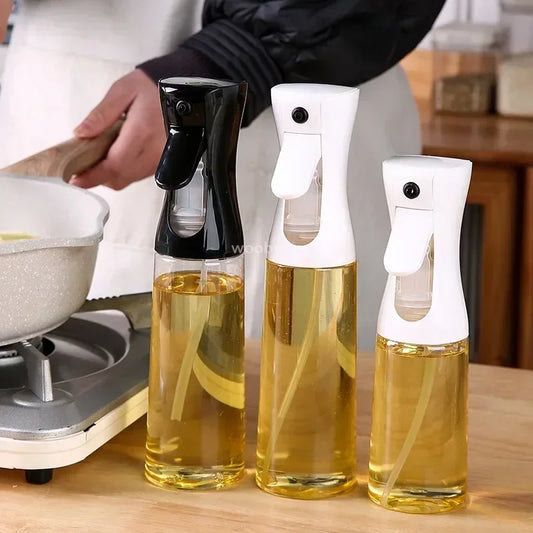 Press-Type Oil Spray Bottle - 200ML/300ML/500ML | Kitchen Cooking Sprayer for Oil, Vinegar & Soy Sauce | BBQ & Outdoor Use